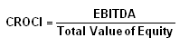 Cash Return On Capital Invested (CROCI)